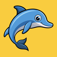 Fototapeta premium dolphin with ball