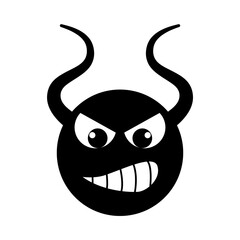 vector illustration of a skull