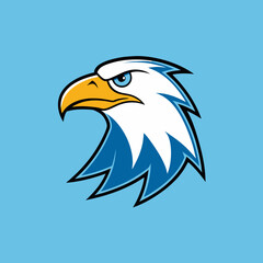 Fototapeta premium american bald eagle vector illustration