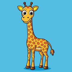 Obraz premium giraffe vector illustration