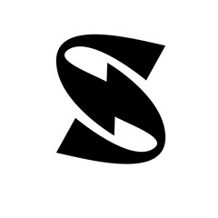 Letter S Arrow Shape Logo Design Concept