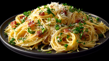 Delicious Italian pasta plate