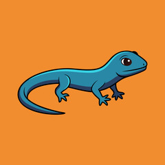 Obraz premium lizard on white background
