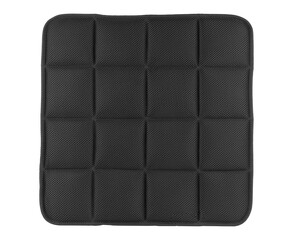 The chair cushion is isolated from the background