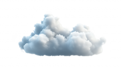 A fluffy. white cloud floating gently in a bright. clear sky. creating a serene and peaceful atmosphere. ideal for backgrounds in nature-themed projects