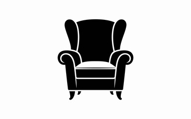 Fototapeta premium black leather armchair