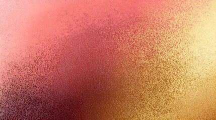 Abstract Gradient Pattern with Pink Red and Gold Colors in Modern Artistic Style