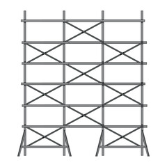 Construction Scaffolding Detailed Diagram of a Stable and Secure Support Structure