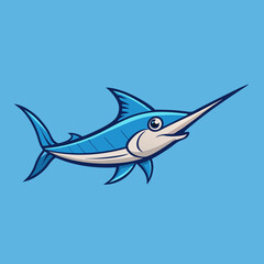 Obraz premium vector illustration of a fish