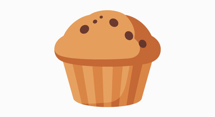 Sweet Delight: A Perfectly Baked Chocolate Chip Muffin
