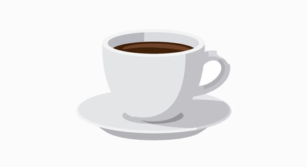 Morning Brew: Simple Coffee Cup Illustration