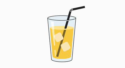 Refreshing Iced Beverage: Summer's Golden Delight