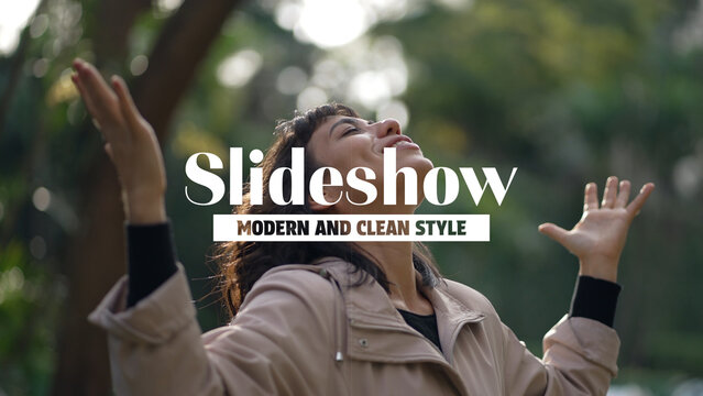 Modern and Clean Slideshow