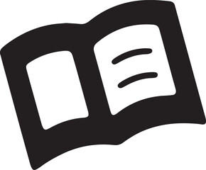 Teachers Silhouettes Vector Book Icon for Academic Knowledge and Learning Projects.
