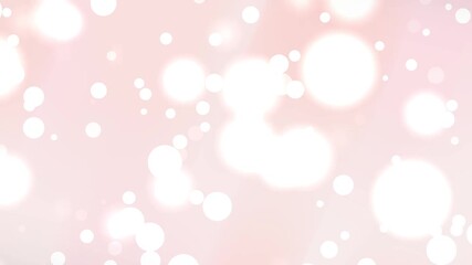Soft and elegant light pink background with scattered white bokeh lights perfect for feminine and delicate design projects. Great for romantic themes. - Powered by Adobe