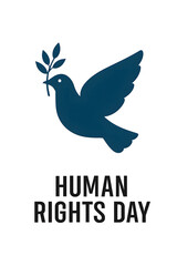 Obraz premium Happy Human Rights Day