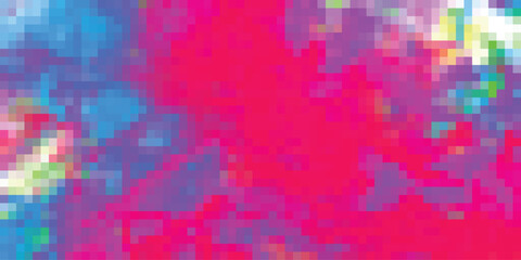 Abstract pixelated background with vibrant colors and mosaic style creating a modern aesthetic and visual effect