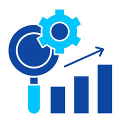Analytics Blue Icon
