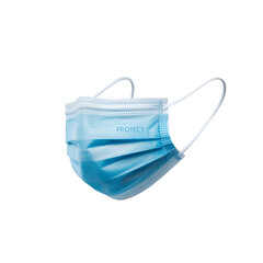 plastic bag isolated on white