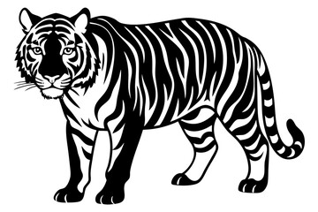 A realistic tiger
