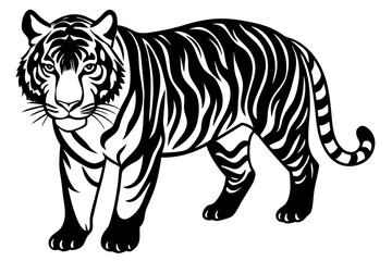 A realistic tiger