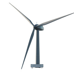 wind turbine on white background