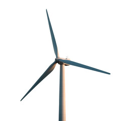 wind turbine on white background