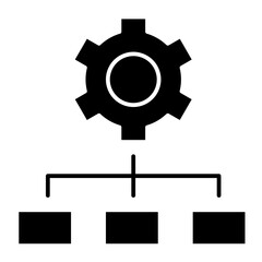 Hierarchy Black Icon