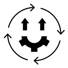 Iteration Black Icon