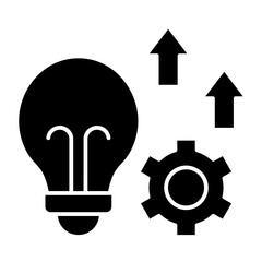 Innovation Black Icon