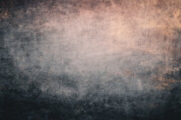 Obraz premium Grunge vintage textured background with deep gray gradients, pronounced film grain and visible scratches, minimalist design for print poster, flyer, editorial layout