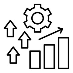 Arrow-Up Outline Icon