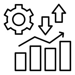 Bar-Chart Outline Icon