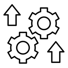 Gear Outline Icon