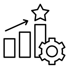 Growth Outline Icon