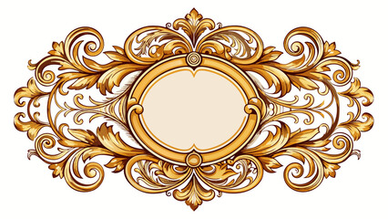 Classic ornamental label frames vector, vintage decorative border illustration, elegant swirl curls, royal luxury design elements, intricate filigree labels, stylish corner flourishes, isolated on 