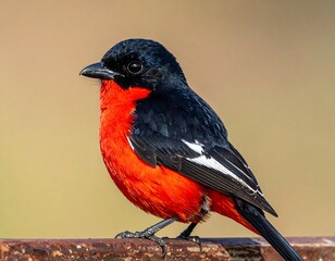 Close-up of a colorful bird