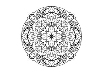 Mandala Art Work hand writing set 1 Q