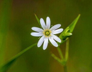 Close-up of a small white flower