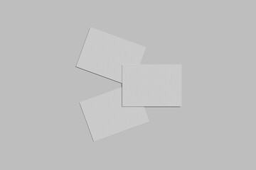 Blank postcard mockup