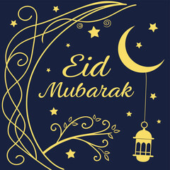 Eid Mobarok Icons & Vector Set