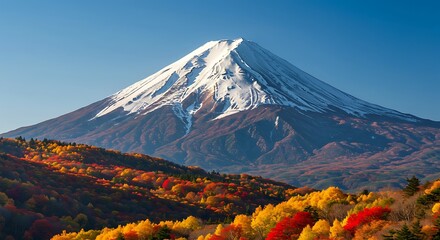 Fototapeta premium Mountain autumn colors