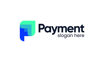 Modern payment logo design graphic icon vector