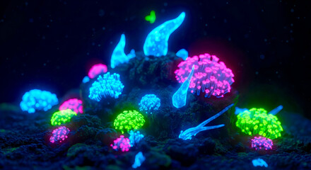 Fototapeta premium coral reef in aquarium