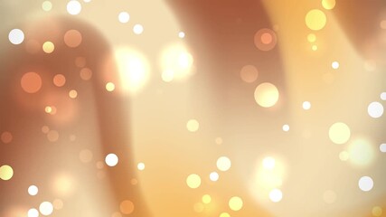 Abstract orange background with blurred bokeh lights effects. Perfect for festive greeting cards, party invitations, and vibrant social media graphics.