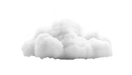 A fluffy. white cloud floating gracefully against a bright. clear background. creating a serene atmosphere ideal for nature-themed projects or calming visuals