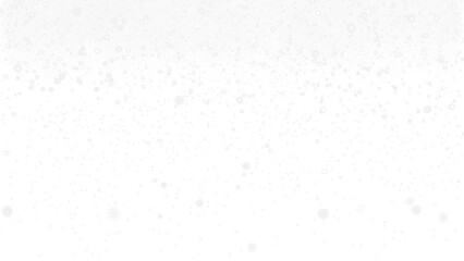 Falling beautiful snowflakes on a black background create a stunning winter scene in a PNG transparent overlay