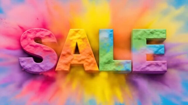 Spring holi festival sale banner