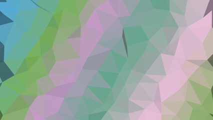 Obraz premium Pastel gradient low poly abstract background geometric polygon
