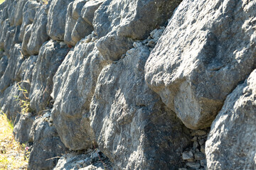 Natural Stone Texture Background with Rough Rock Surface Detail